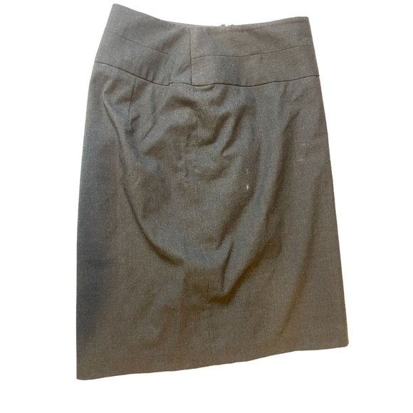 The Limited Women Mini Skirt Straight & Pencil High Waisted Back Zip Gray Size 2 - Picture 1 of 7